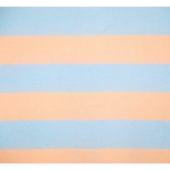 NWT Izod Advantage Men's Size Large Peach Blue Striped Polo Shirt Sport Flex - Picture 6 of 9